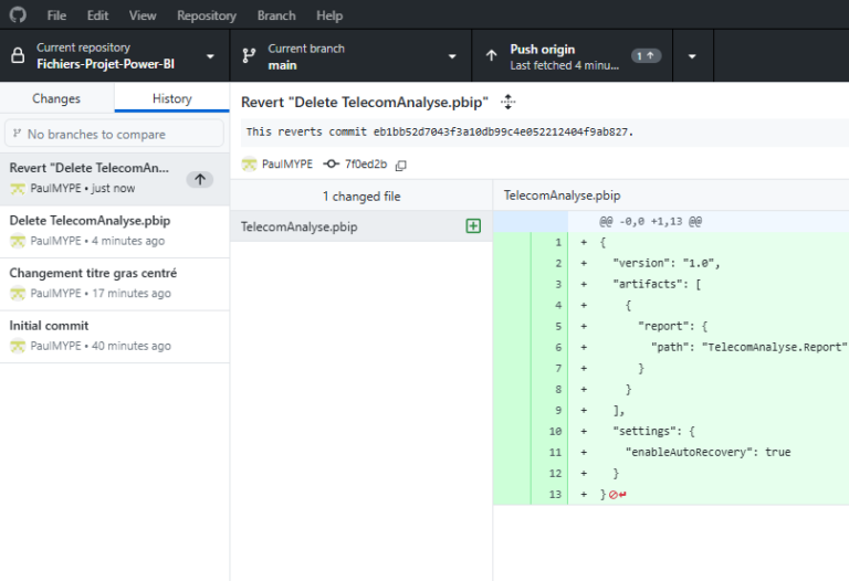 Versionnez et collaborez sur Power BI avec GitHub : le guide pas à pas ...
